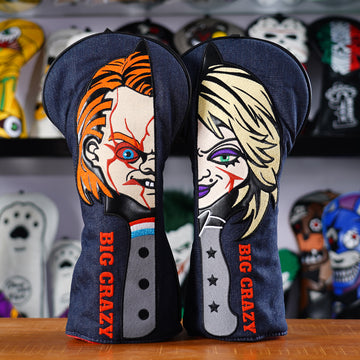 Blue Denim Ghost Baby Golf Driver Headcover Set